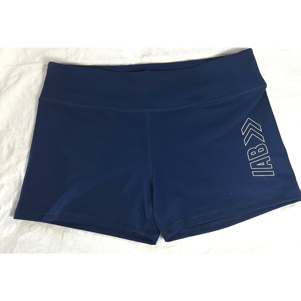 IAB MFG Navy Blue Athletic‎ Booty Shorts Womens Size 10 M CrossFit Workout Dance